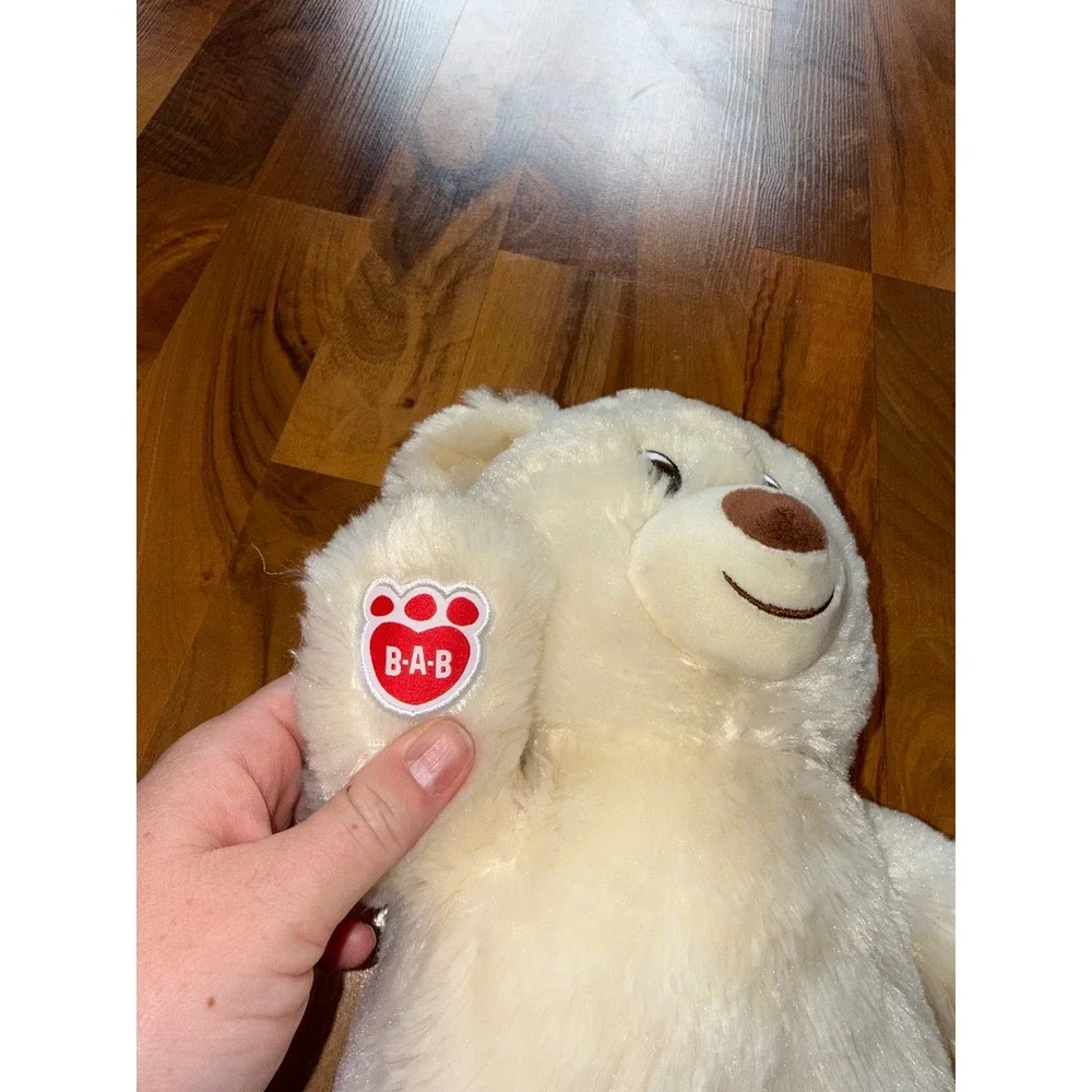 Build-A-Bear Plush Teddy Bear Kids 15in Cream Excellent Soft‎ Stuffed Animal